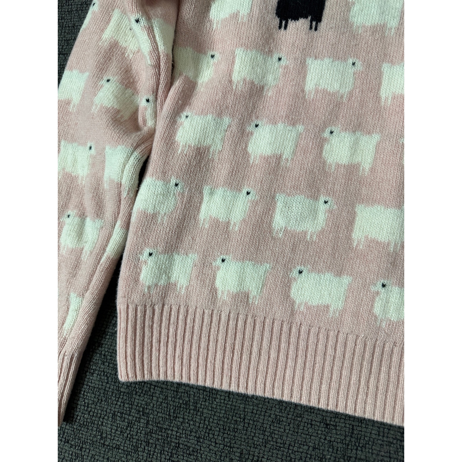 Warm & Wonderful 100% Wool Sheep Sweater Primrose Hill Pink Xs Princess Diana — image 7 of 8